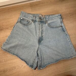 Everlane A Line Denim Shorts